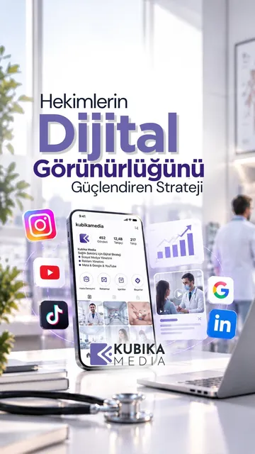 Doktorlara özel sosyal medya yönetimi videosundan kare